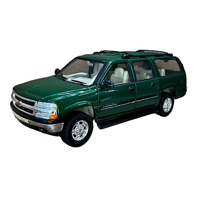 Miniatura Chevrolet Suburban LT 2000 Verde Metal 1:24