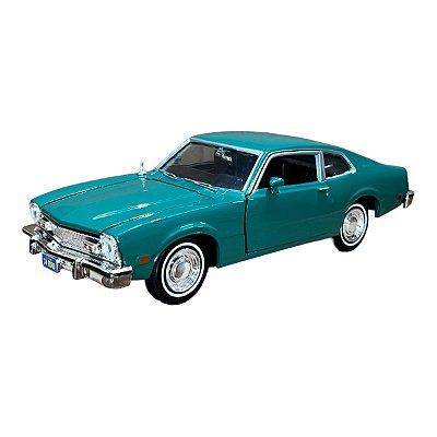 Miniatura Ford Maverick 1974 Verde Motormax Metal 1:24