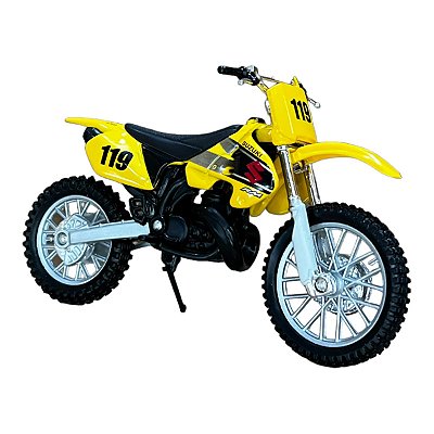 Miniatura Moto Cross Suzuki RM250 Maisto 1:18