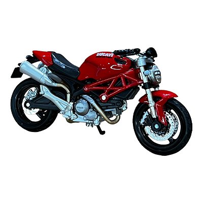 Miniatura Moto Ducati Monster Vermelho Maisto 1:18