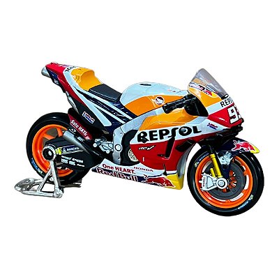 Miniatura Moto GP 2021 Honda Repsol 93 Marc Marquez 1:18