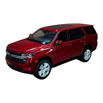 Miniatura Chevrolet Tahoe Vermelho Maisto Metal 1:24