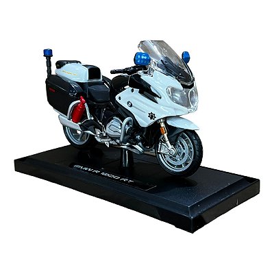 Miniatura Moto BMW R 1200 RT Policia 2 Maisto 1:18
