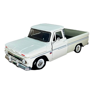 Miniatura Chevrolet C10 Bege Metal Motormax 1:24