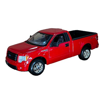 Miniatura Ford F150 STX Vermelho Metal 1:24