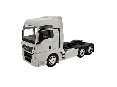 Miniatura Caminhão Man Tgx 26.440 Truck Branco Metal 1:32