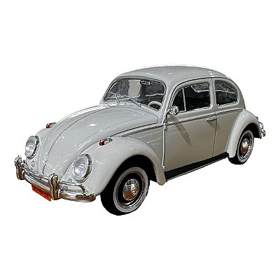 Miniatura Volkswagen Fusca 1961 Branco Metal 1:24