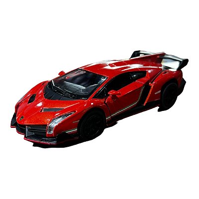 Miniatura Lamborghini Veneno Laranja 1:36