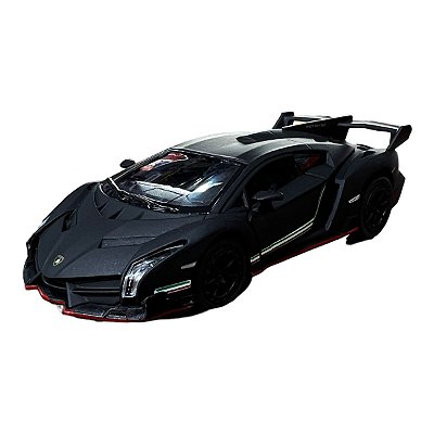 Miniatura Lamborghini Veneno Preto Fosco 1:36
