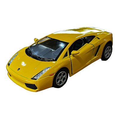 Miniatura Lamborghini Gallardo Amarelo Kinsmart 1:32