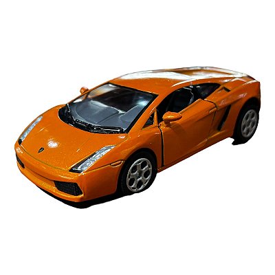 Miniatura Lamborghini Gallardo Laranja Kinsmart 1:32