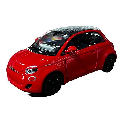 Miniatura Fiat 500e Vermelho 1:28