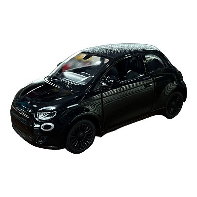 Miniatura Fiat 500e Preto 1:28