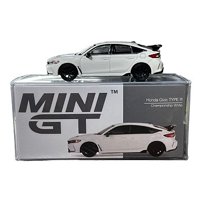Miniatura Honda Civic Type R Branco MiniGT 530 1:64
