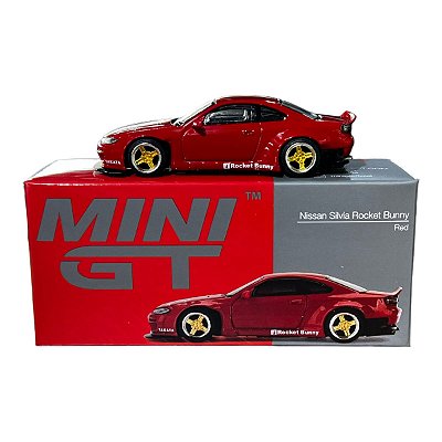 Miniatura Nissan Silvia Rocket Bunny Red MiniGT 527 1:64