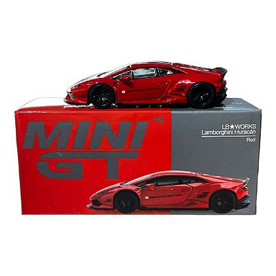 Miniatura Lamborghini Huracan Vermelho MiniGT 375 1:64