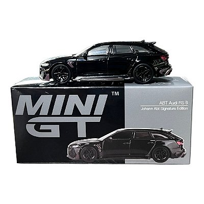 Miniatura Audi RS6 Preto MiniGT 514 1:64