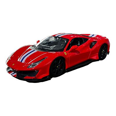 Miniatura Ferrari 488 Pista Burago Metal 1:24