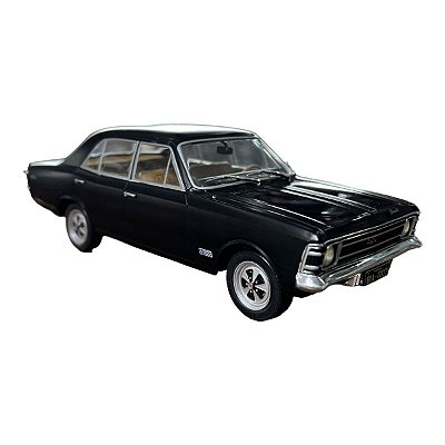 Miniatura Chevrolet Opala SS 4100 1971 Preto Metal 1:24