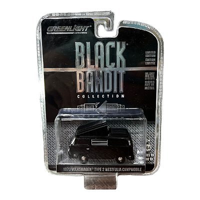 Miniatura VW Kombi Type 2 Westfalia Black Bandit 1973 1:64