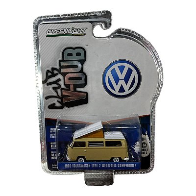 Miniatura VW Kombi Type 2 Westfalia 1970 Greenlight 1:64