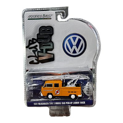 Miniatura VW Kombi Type 2 Double Cab Pickup Truck 1972 1:64