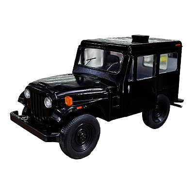 Miniatura Jeep DJ5B 1971 Preto Metal 1:26