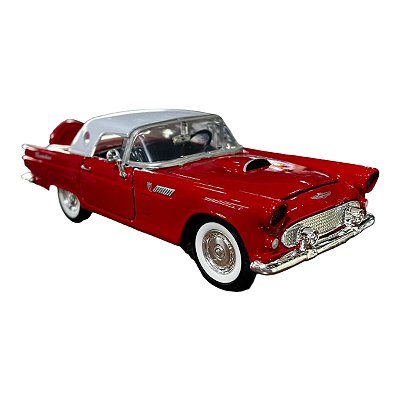 Miniatura Ford Thunderbird 1956 Vermelho Motormax 1:24