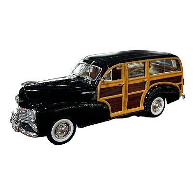 Miniatura Chevrolet Fleetmaster 1948 Preto Welly 1:24