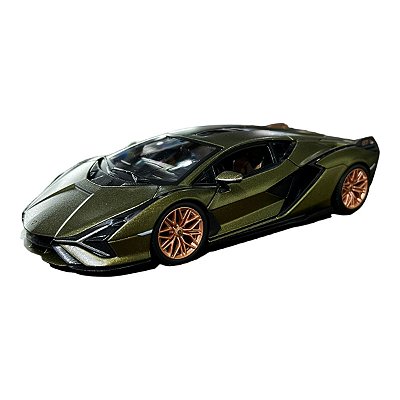 Miniatura Lamborghini Sian FKP 37 Verde Burago 1:24