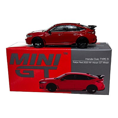Miniatura Honda Civic Type R Vermelho MiniGT 546 1:64