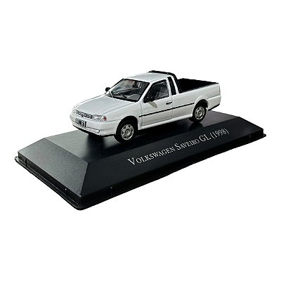 Miniatura Volkswagen Saveiro 1998 Branco Metal 1:43