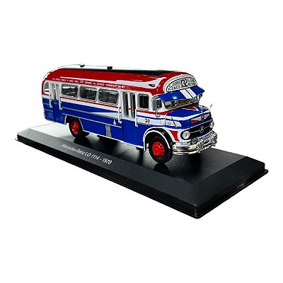 Miniatura Mercedes Benz 1114 Ônibus Argentina 1970 1:43