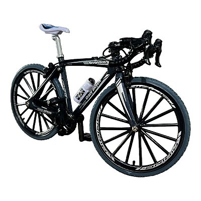 Miniatura Bicicleta Bike Sport Cinza Metal 1:8