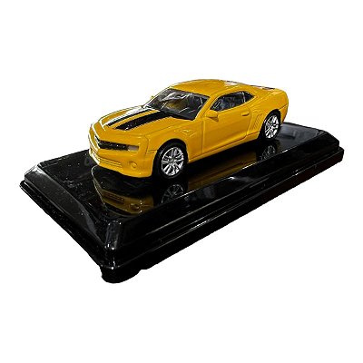 Miniatura Chevrolet Camaro Amarelo Metal 1:64