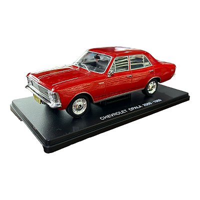 Miniatura Chevrolet Opala 2500 1969 Vermelho Metal 1:24