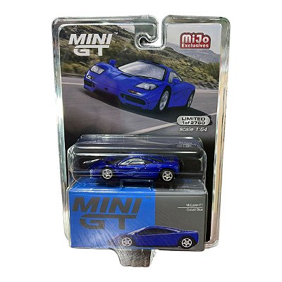 Miniatura McLaren F1 Azul MiniGT 629 1:64