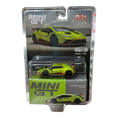 Miniatura Lamborghini Huracan STO Verde MiniGT 547 1:64