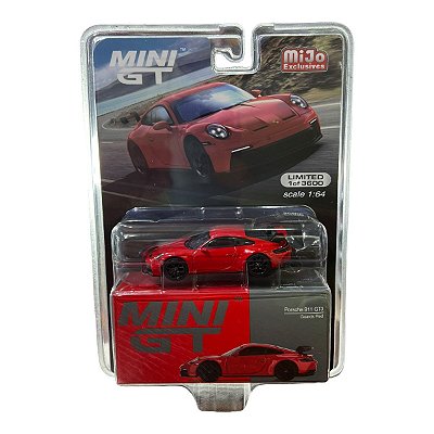Miniatura Porsche 911 GT3 Vermelho MiniGT 662 1:64