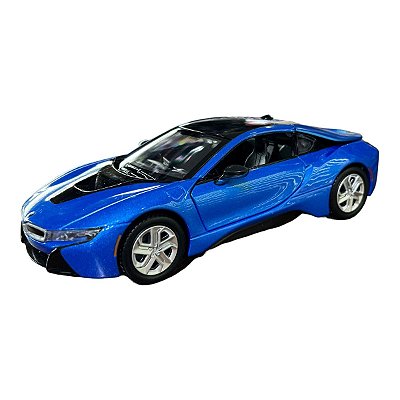 Miniatura BMW I8 Azul Metal 1:24