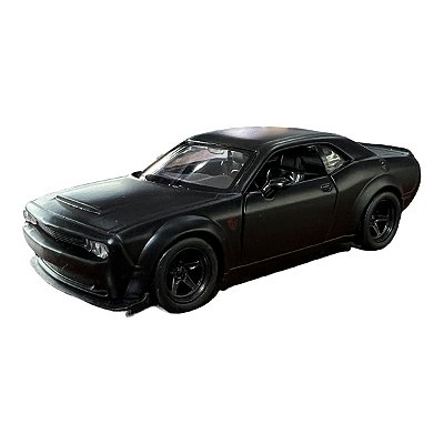 Miniatura Dodge Challenger SRT Demon Preto RMZ 1:38