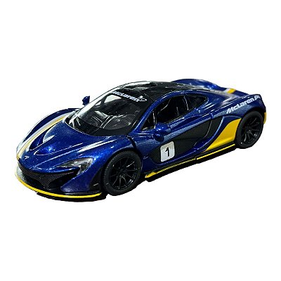 Miniatura McLaren P1 Racing Azul Metal 1:36