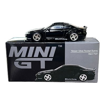 Miniatura Nissan Silvia Rocket Bunny Black MiniGT 602 1:64