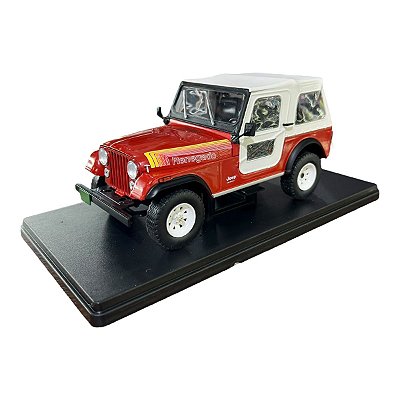 Miniatura Jeep CJ7 Renegade Metal Salvat 1:24