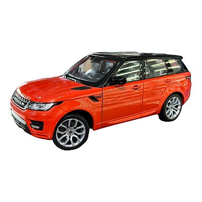 Miniatura Land Rover Range Rover Sport Laranja Metal 1:24