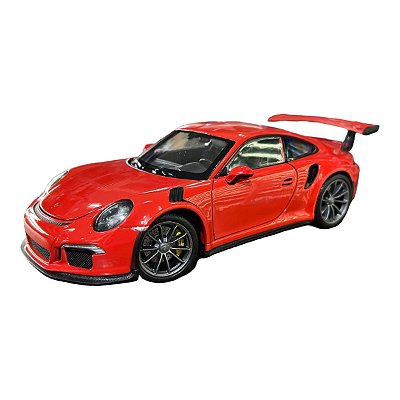 Miniatura Porsche 911 GT3 RS Laranja Metal 1:24