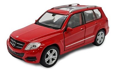 Miniatura Mercedes Benz Glk350 Vermelho Metal 1:36