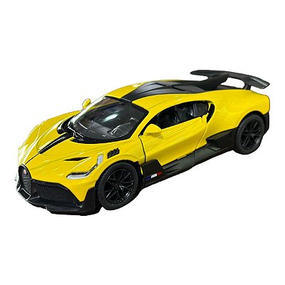 Miniatura Bugatti Divo Amarelo 1:36