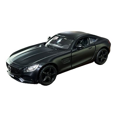 Miniatura Mercedes Benz AMG GTS Preto Fosco RMZ 1:32