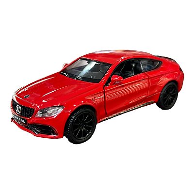 Miniatura Mercedes Benz AMG C63 Vermelho RMZ 1:32